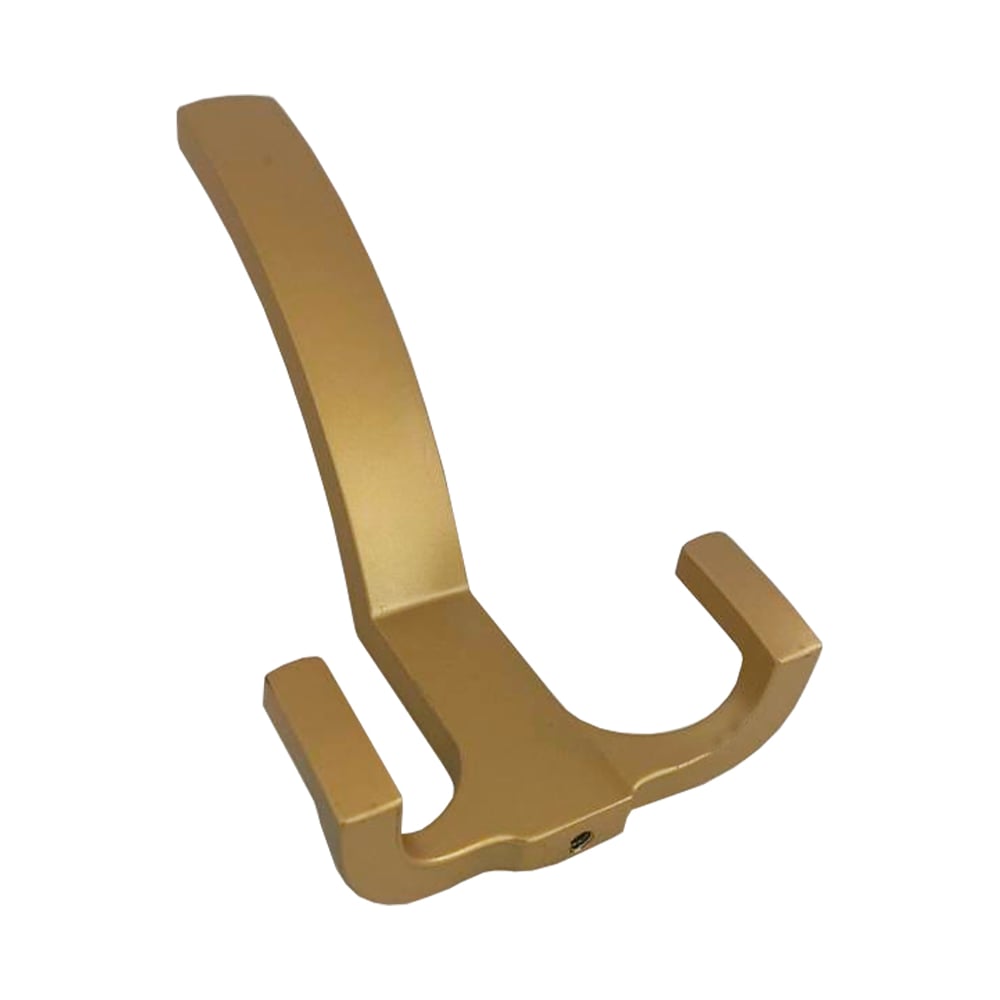 Изображение товара Kрючок мебельный ZY-146A 3-рожковый, ЦАМ, сатиновое золото матовый
