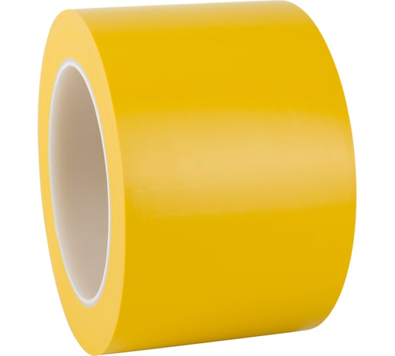 Изображение товара Лента односторонняя VINTANET ПВХ для разметки 511 желтая, 150 мкм, 75мм х 33м 511Y 75ММХ33М