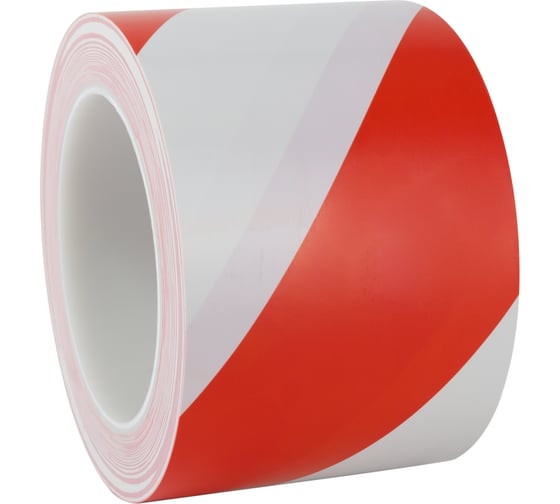 Изображение товара Лента односторонняя VINTANET ПВХ для разметки 511 красно-белая, 150 мкм, 75мм х 33м 511WR 75ММХ33М