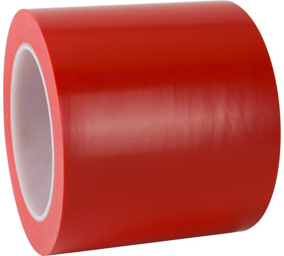 Изображение товара Лента односторонняя VINTANET ПВХ для разметки 511 красная, 150 мкм, 100мм х 33м 511R 100ММХ33М