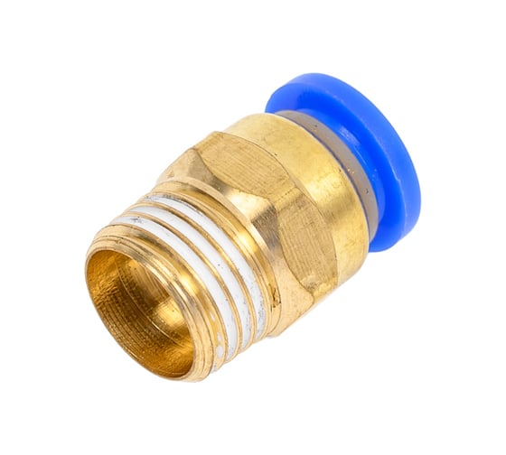 Изображение товара Фитинг металлический 8 мм - наружная резьба 1/4" BlackWeld 5202bw