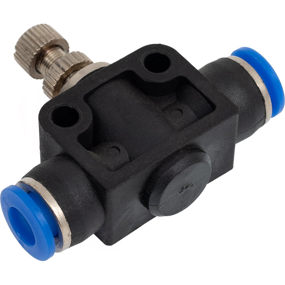 Изображение товара Фитинг с краником прямой 6 мм BlackWeld 6008bw