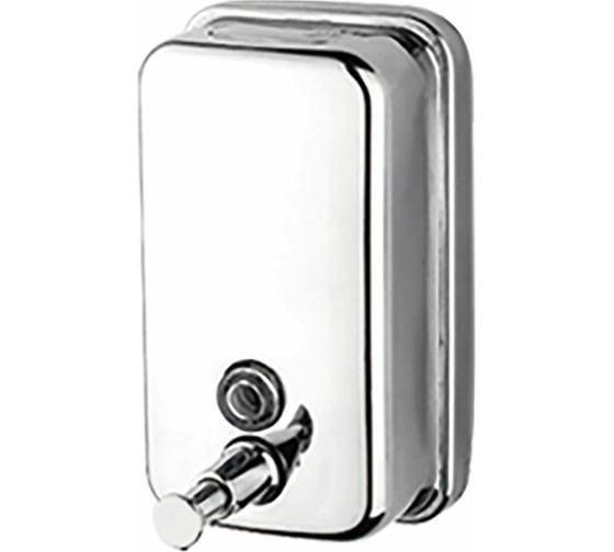 Изображение товара Настенный дозатор для жидкого мыла HAIBA 500 мл, металлический, хром HB401