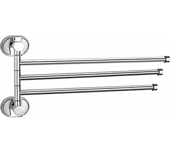Изображение товара Настенный поворотный держатель для полотенец HAIBA для ванной и кухни, металлический, хром HB1913 541178