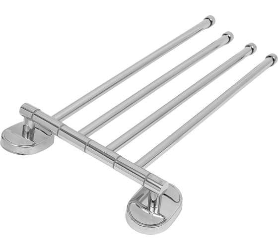 Изображение товара Настенный поворотный держатель для полотенец HAIBA для ванной и кухни, металлический, хром HB1914 541179