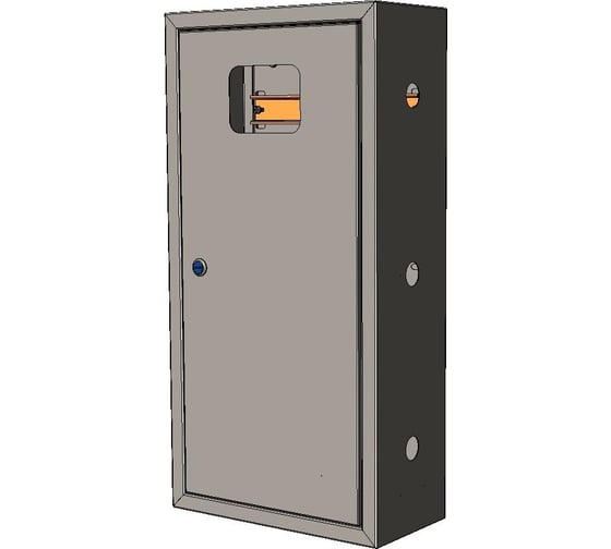 Изображение товара Учетно-распределительный ящик EKF ЯУР, с монтажной панелью и двумя DIN-рейками, Basic uerm-mp-600