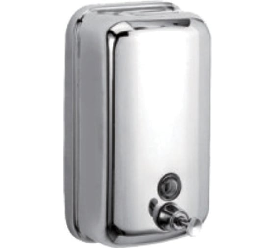 Изображение товара Настенный дозатор для жидкого мыла HAIBA 800 мл, металлический, хром HB402