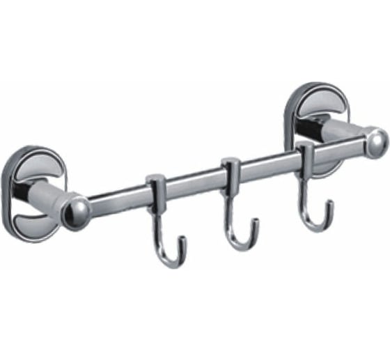 Изображение товара Настенные крючки для полотенец HAIBA для ванной и кухни, металлические, хром HB1915-3 539831