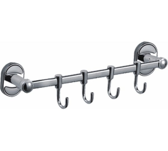 Изображение товара Настенные крючки для полотенец HAIBA металлические, хром HB1915-4 539835
