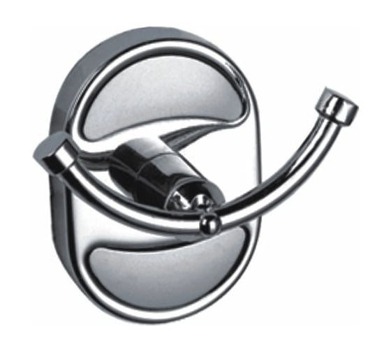 Изображение товара Настенный крючок для полотенец HAIBA для ванной и кухни, металлический, хром HB1905-2 539823