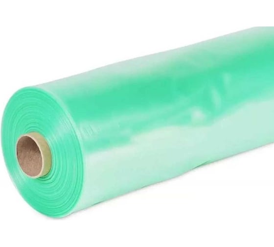 Изображение товара Многолетняя полиэтиленовая пленка Доминар ГОСТ первый сорт, цвет зеленый, 120 мкм, 3 м х 4.5 м, в отрезке C85321