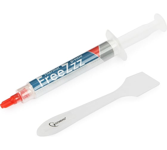 Изображение товара Термопаста в шприце FreeZzz 3 г для радиаторов Gembird GF-01-3