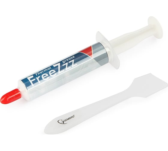 Изображение товара Термопаста в шприце FreeZzz 5 г для радиаторов Gembird GF-01-5