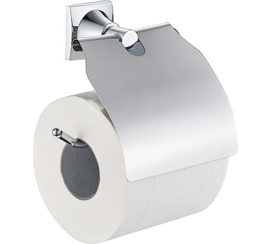 Изображение товара Настенный держатель для туалетной бумаги HAIBA с крышкой, металлический, хром HB8503 551026