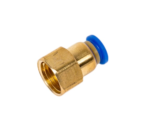 Изображение товара Фитинг SPCF-T-6 металический 6 мм внутренняя резьба 1/4" BlackWeld 5203bw