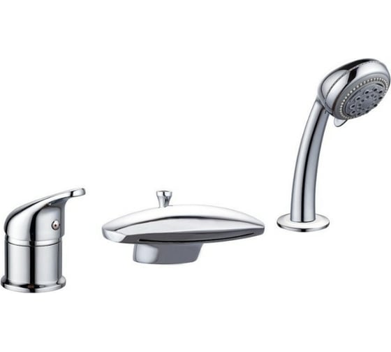 Изображение товара Смеситель на борт ванны Aquanet AF111-63B Practic2 хром 00216780