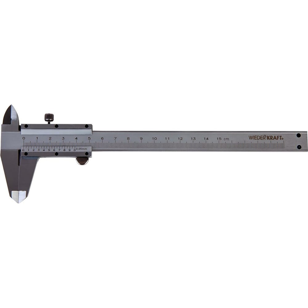 Нониусный штангенциркуль WIEDERKRAFT штангенциркуль 150 мм 0 02 мм нониусный с колумбусом skrab 40350