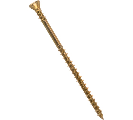 Изображение товара Саморез Гвозdeck ПОЛ потайная головка 4х70 T15 с битой 20424070YETXWG3