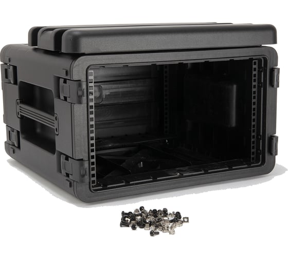 Изображение товара Кейс рэковый DGCASE 6 юнитов ударопрочный, IP54, 485x483x275 DGCASE@RACK6U