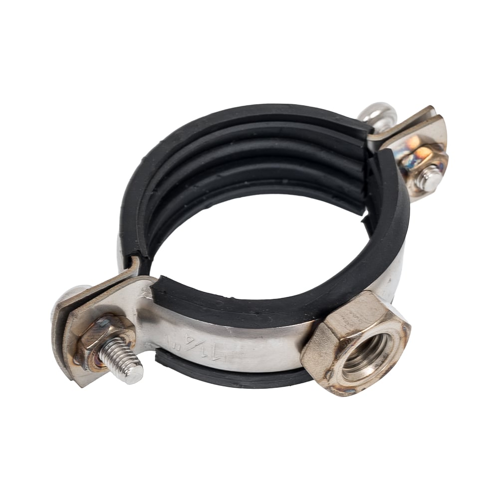 Изображение товара Хомут трубный нержавеющий MGF 1 1/4" (42-47 мм) М10 надежное крепление