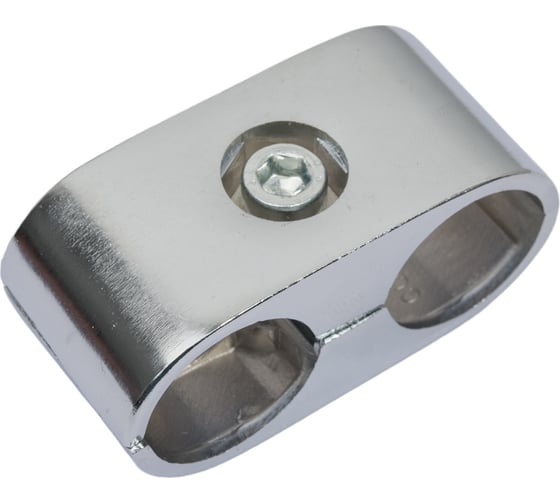 Изображение товара Соединитель 2-х труб Tech-Krep/Zitar параллельно, хром 1 шт - пакет 127447