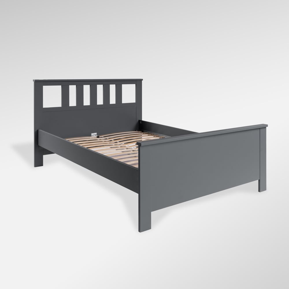 Изображение товара Кровать Гуд ЛАКК САГА 140x200 см, серый цвет - Минимализм