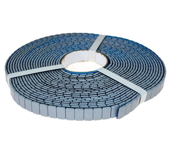 Изображение товара Адгезивные грузики NORM 5 кг, 5-5, Серая эмаль, в рулоне, 1 шт. Fe 071 RN/C