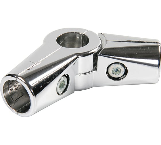 Изображение товара Соединитель 3-х труб Tech-Krep/Zitar угловой регулируемый, хром 1 шт. 127451