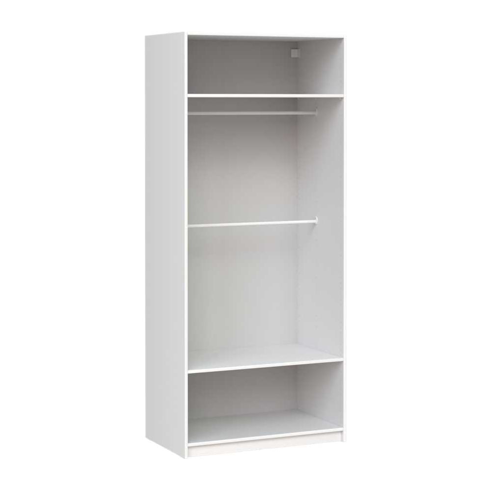 Изображение товара Стеллаж Гуд ЛАКК МАКС 100x58x233 см белый современный бытовой из ДСП