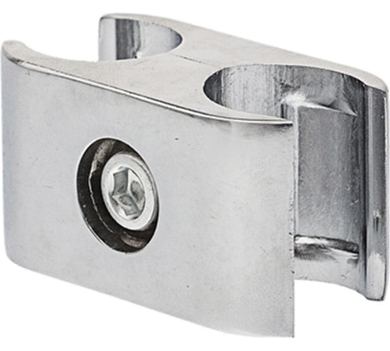 Изображение товара Соединитель труба-панель параллельно Zitar, хром, 1 шт. 127458