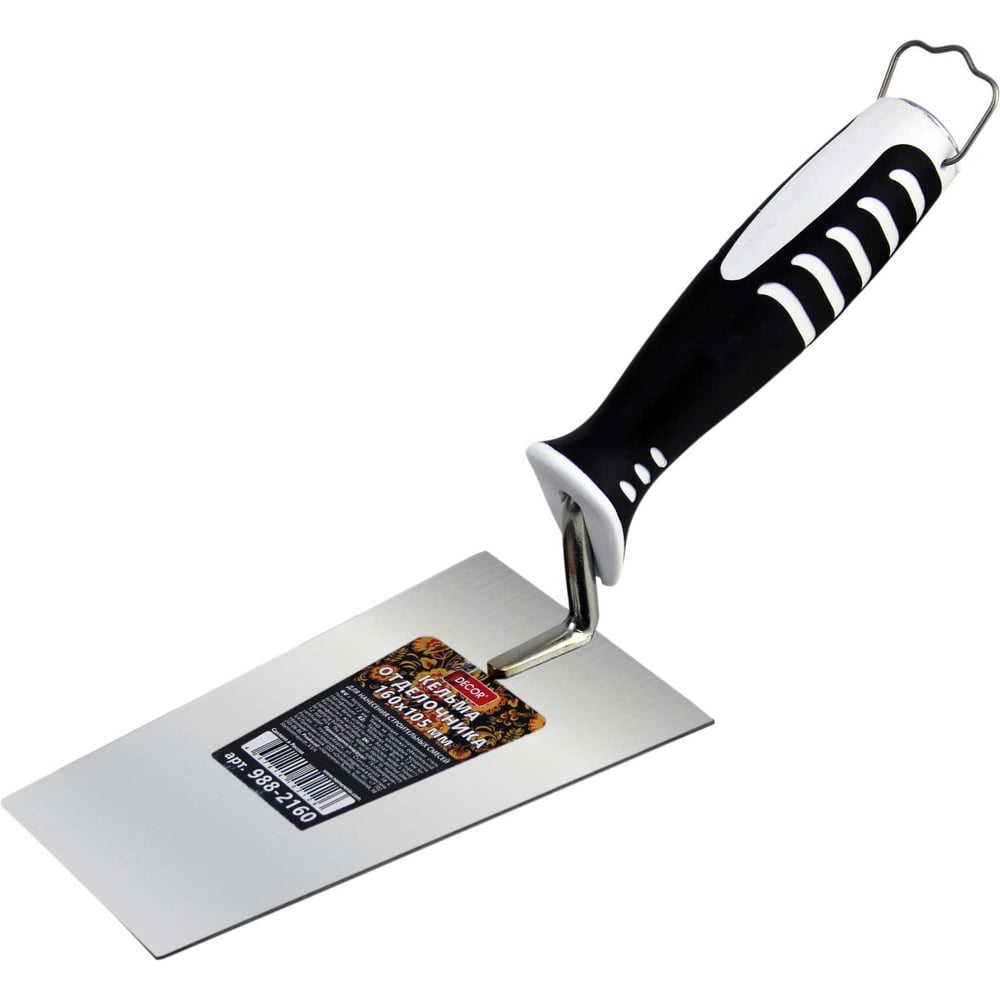 Изображение товара Профессиональная кельма отделочника DЕCOR 105x160 мм нержавеющая сталь