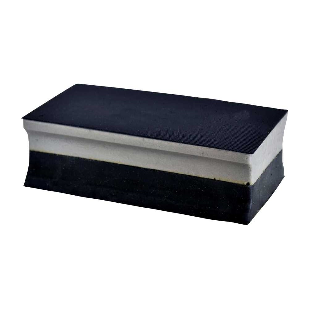 Изображение товара Брусок SOLID 23-120 R Блок шлифальный двусторонний 120x70 мм мягкий/твердый микропласт