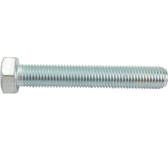 Изображение товара Болт Стройбат DIN 933 М16x100 белый цинк 2 шт 306450