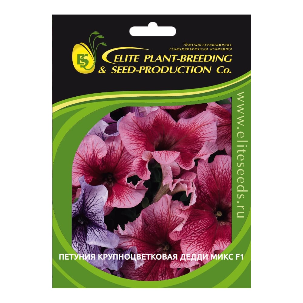 Петуния ELITE PLANT-BREEDING & SEED PRODUCTION Co. крупноцвет Дедди F1 МИКС 50 шт ЭС мини 1999949371