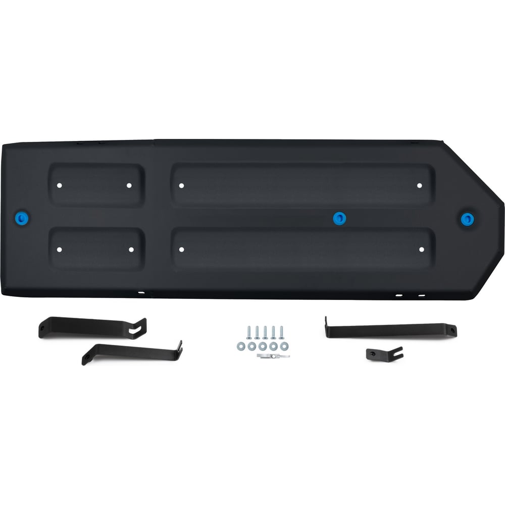 Изображение товара Защита топливного бака + комплект крепежа Rival сталь, Great Wall King Kong Poer, V - 2.0. МКПП, полный, 2023- 111.2030.1