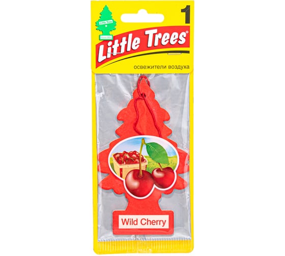 Изображение товара Ароматизатор Car-Freshner Ёлочка Wild Cherry Дикая вишня U1P-10311-RUSS