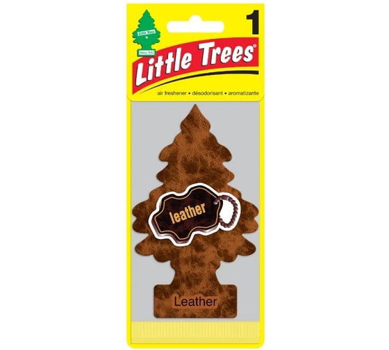Изображение товара Ароматизатор Car-Freshner Ёлочка Leather Кожа U1P-10290-RUSS