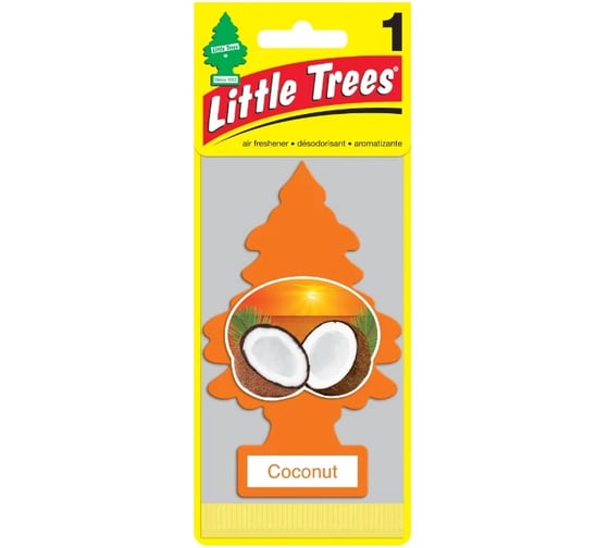 Изображение товара Ароматизатор Ёлочка Coconut Кокос U1P-10317-RUSS