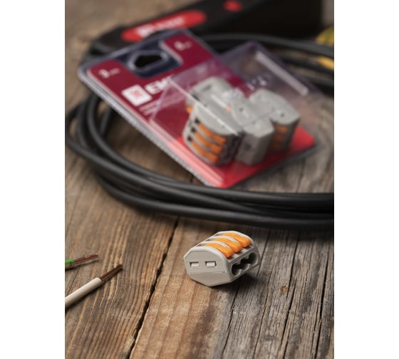 Изображение товара Клемма EKF СМК 222-413 блистер, 5 шт plc-smk-413b