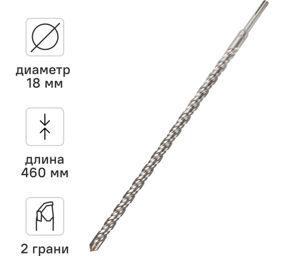 Изображение товара Бур по бетону (18х460 мм; SDS-plus) RAGE by VIRA 561846