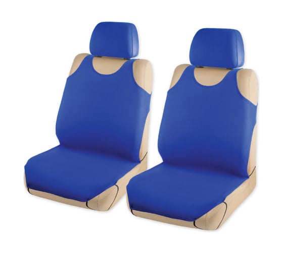 Изображение товара Чехол-майка на переднее сиденье ARNEZI однотонный, темно-синий, 2 шт. 00-01035845