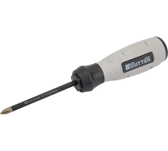 Изображение товара Отвёртка RITTER Diamond PH 1x75мм, магнитная HT20111075