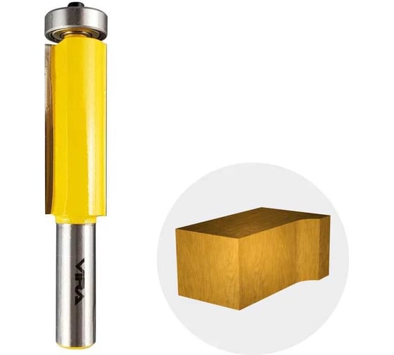 Изображение товара Фреза кромочная прямая (19х50.8 мм, хвостовик 12 мм) VIRA L553330