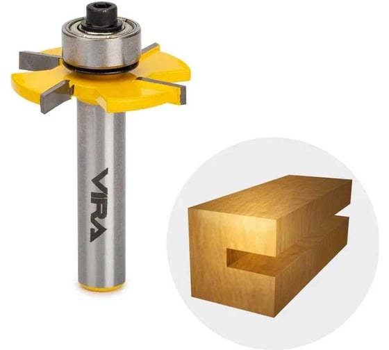 Изображение товара Фреза кромочная дисковая (32х3 мм; подшипник 12.7 мм; хвостовик 8 мм) VIRA 553369