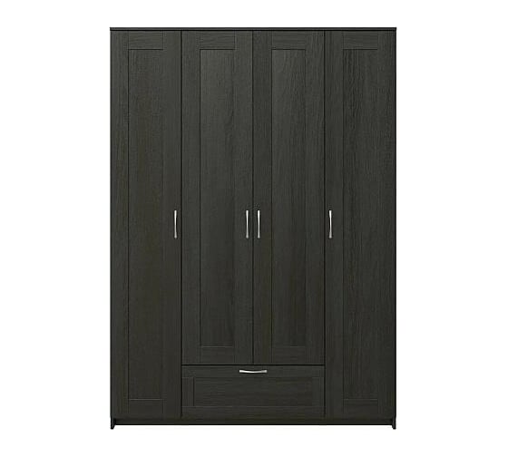 Изображение товара Шкаф Гуд ЛАКК СИРИУС 4 двери, 1 ящик, 156x59x220, дуб венге RU 2.02.01.490.5