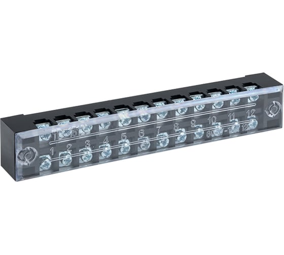 Изображение товара Клеммный терминал EKF до 1,5 мм2 15A 12 клеммных пар 50 шт PROxima tb-1512