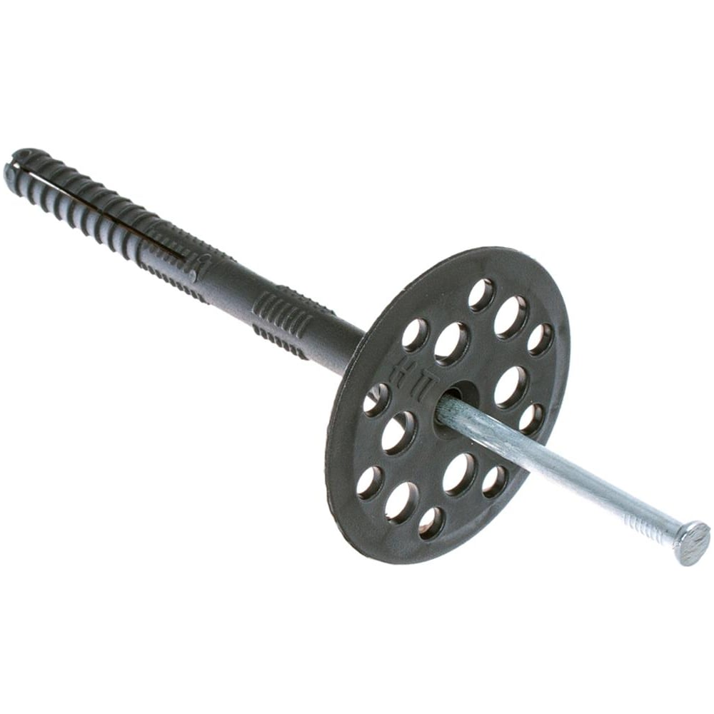 Изображение товара Дюбель для утеплителя с мет. гвоздем Стройбат 10x220 25шт 127650