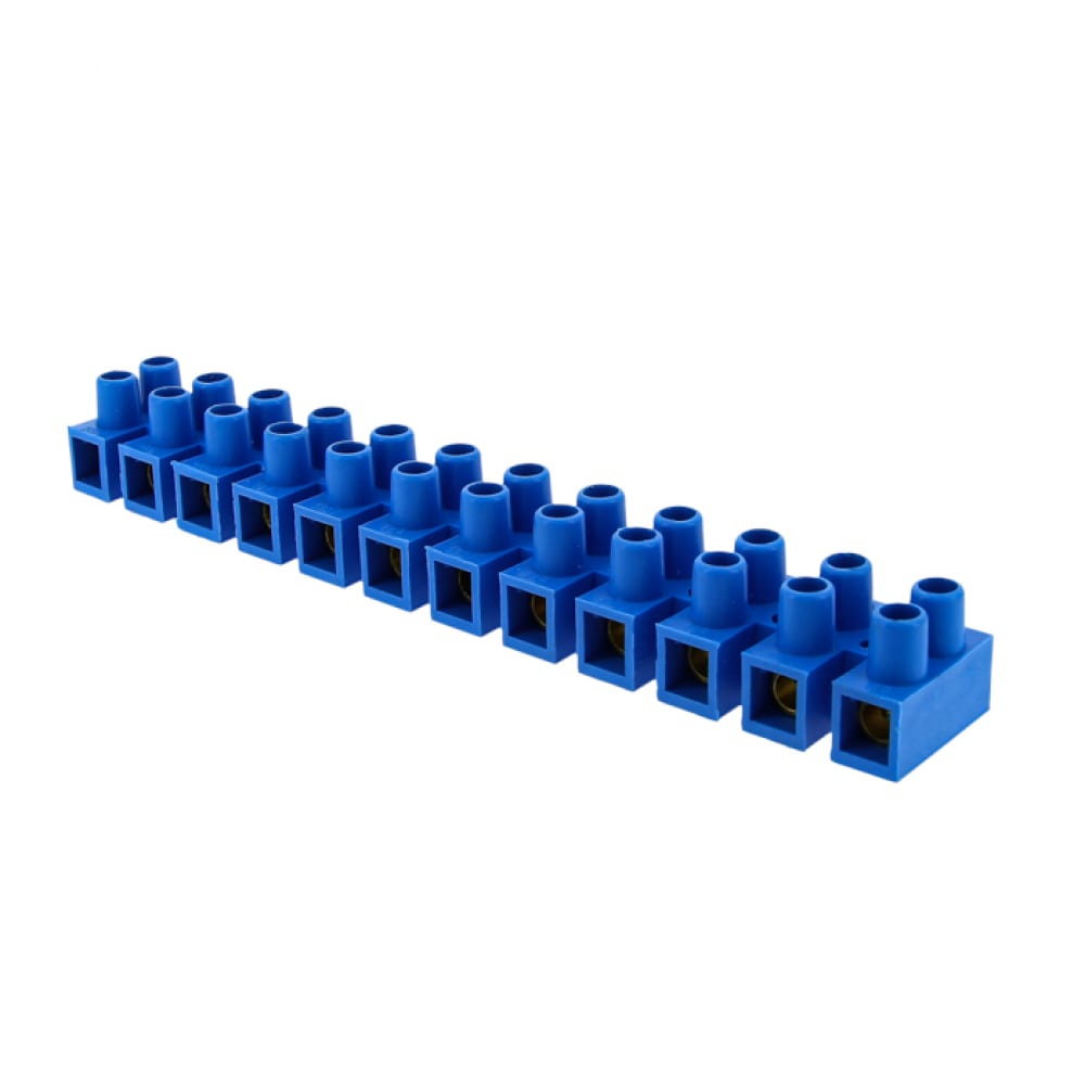 фото Клеммная колодка ekf proxima, 16а, полистирол, синяя plc-kk-12-16-ps-s
