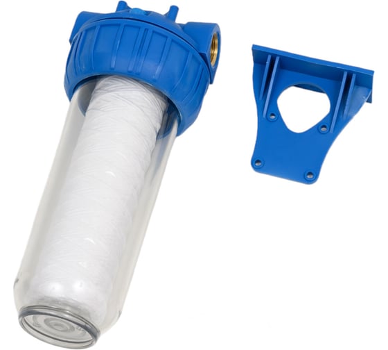 Изображение товара Колба Unipump 10 CFC-10K резьба 3/4 с картриджем SC-10W 5мкм 11866