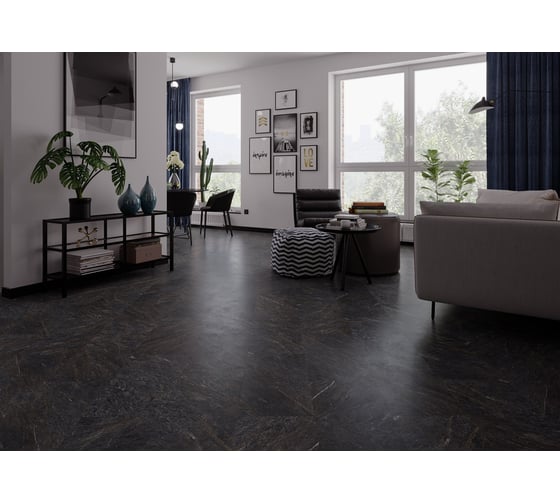 Изображение товара Кварц виниловый ламинат FloorBee Project Теоторе Супремо, 610х305х4 мм, 2.6 кв. м Т0029813